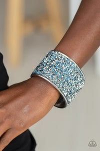 Paparazzi Stellar Radiance - Blue Cuff Bracelet