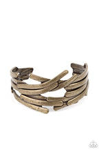Load image into Gallery viewer, Paparazzi Stockpiled Style - Brass Cuff Bracelet
