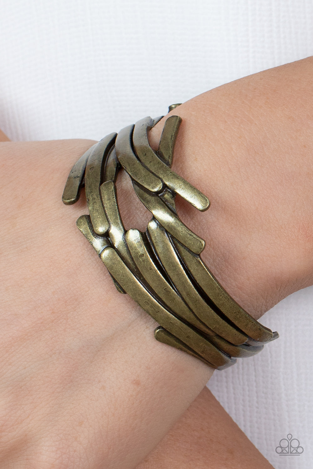 Paparazzi Stockpiled Style - Brass Cuff Bracelet