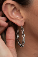 Load image into Gallery viewer, Paparazzi Stronger Together - Gold/Silver Hoop Earrings
