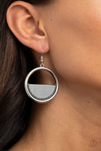 Load image into Gallery viewer, Paparazzi Stuck In Retrograde - Silver Earrings
