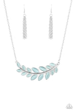 Load image into Gallery viewer, Paparazzi Frosted Foiliage - Blue Moonstone Necklace
