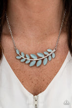 Load image into Gallery viewer, Paparazzi Frosted Foiliage - Blue Moonstone Necklace
