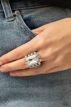 Load image into Gallery viewer, Paparazzi Galactic Glamour - White Gem Ring
