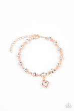 Load image into Gallery viewer, Paparazzi Sweet Sixteen - Rose Gold Bracelet
