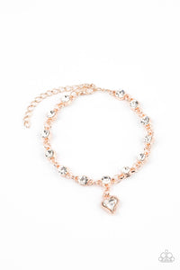 Paparazzi Sweet Sixteen - Rose Gold Bracelet