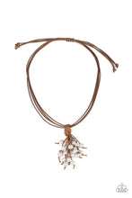 Load image into Gallery viewer, Paparazzi Tassel Trek - White Tassel Necklace
