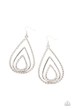 Load image into Gallery viewer, Paparazzi Tastefully Twisty - Silver Earring
