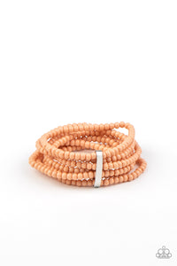 Paparazzi Thank Me LAYER - Orange Bracelets