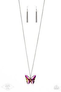 Paparazzi The Social Butterfly Effect - Multi Butterfly Necklace