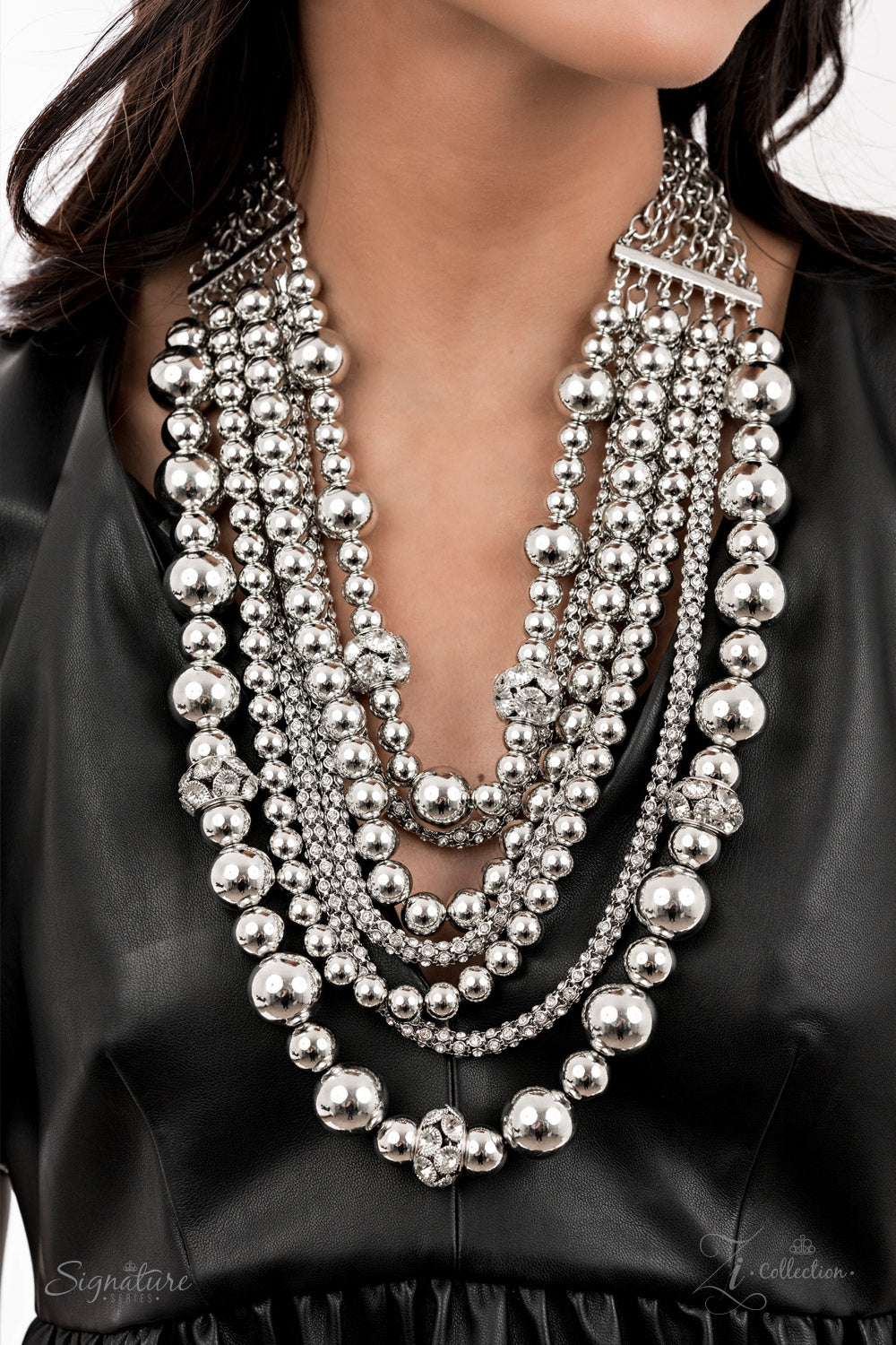 Paparazzi The Liberty - Silver Zi Collection Necklace