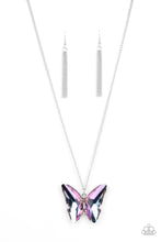 Load image into Gallery viewer, Paparazzi The Social Butterfly Effect - Purple Butterfly Necklace
