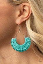 Load image into Gallery viewer, Paparazzi Threadbare Beauty - Blue Threaded Earrings
