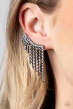 Load image into Gallery viewer, Paparazzi Thunderstruck Sparkle - Black Ear Crawlers
