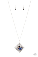 Load image into Gallery viewer, Paparazzi Timelessly Tilted - Blue Necklace
