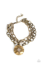 Load image into Gallery viewer, Paparazzi True North Twinkle - Brass Bracelet
