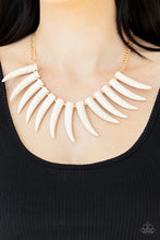 Load image into Gallery viewer, Paparazzi Tusk Tundra - White Necklace
