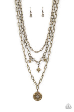 Load image into Gallery viewer, Paparazzi Under the Northern Lights - Brass Necklace
