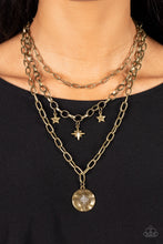 Load image into Gallery viewer, Paparazzi Under the Northern Lights - Brass Necklace
