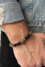 Load image into Gallery viewer, Paparazzi Unity - Brown Urban Bracelet
