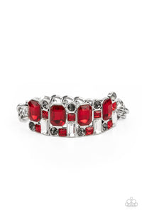 Paparazzi Urban Crest - Red Bracelet