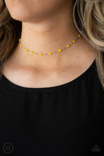 Load image into Gallery viewer, Paparazzi Urban Expo - Yellow Choker Necklace
