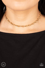 Load image into Gallery viewer, Paparazzi Urban Underdog - Gold Choker Necklace
