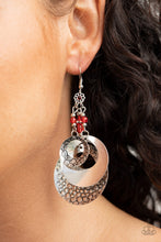 Load image into Gallery viewer, Paparazzi Wanderlust Garden - Red Earrings
