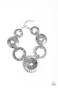 Paparazzi Way Wild - Silver Bracelet