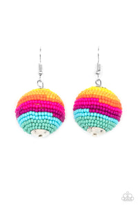 Paparazzi Zest Fest - Multi Seed Bead Earrings