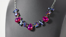 Load and play video in Gallery viewer, Paparazzi Interstellar Ice - Pink Necklace
